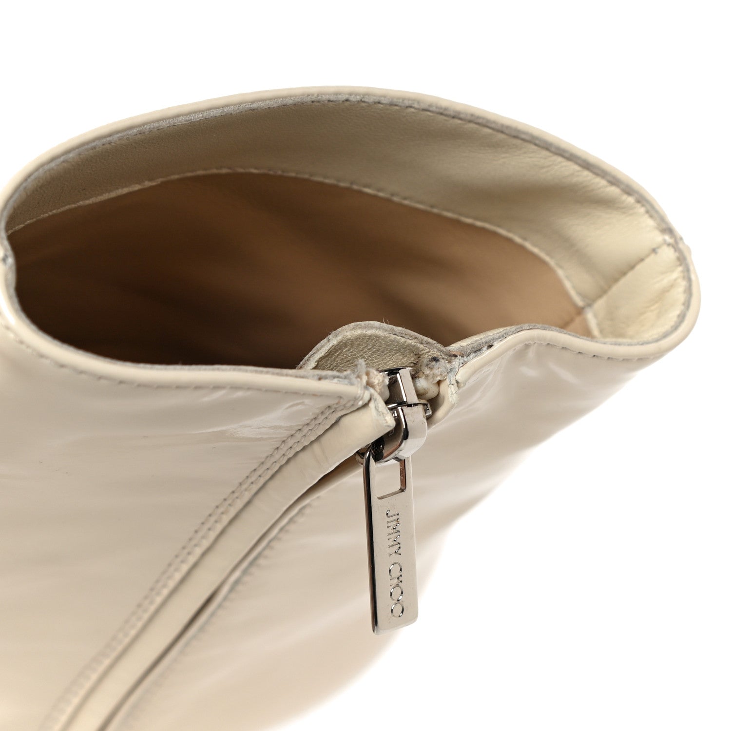 Jimmy Choo Patent Boots 36 Beige 12 of 21