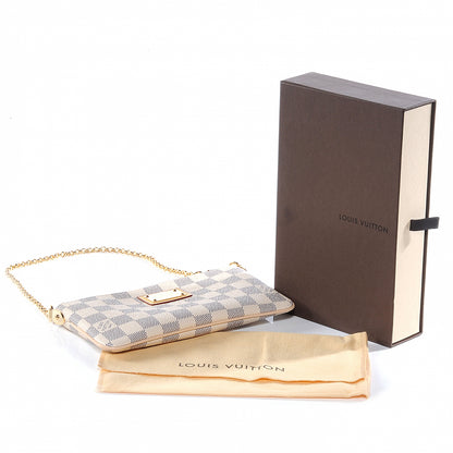 Louis Vuitton Damier Azur Pochette Milla MM 8 of 8