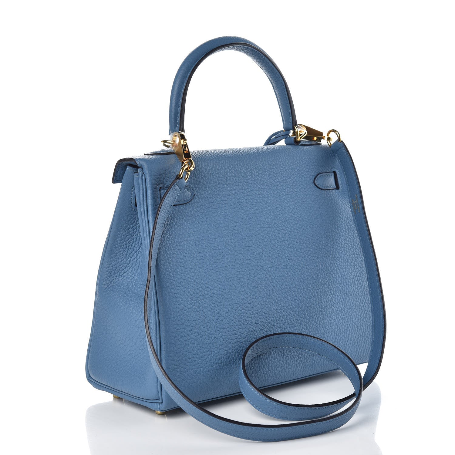 Hermes Togo Kelly Retourne 25 Azur 4 of 31