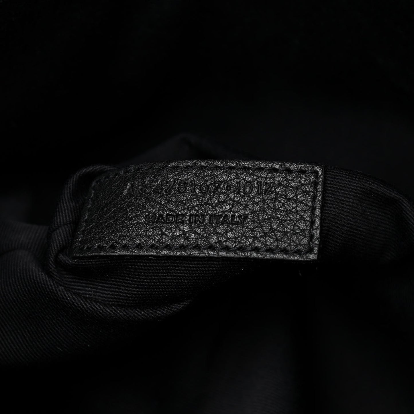 Grained Calfskin Large Souple Sac De Jour Black