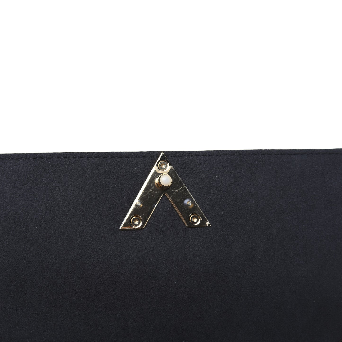 Monogram Cuir Plume Ecume Very Chain Bag Black