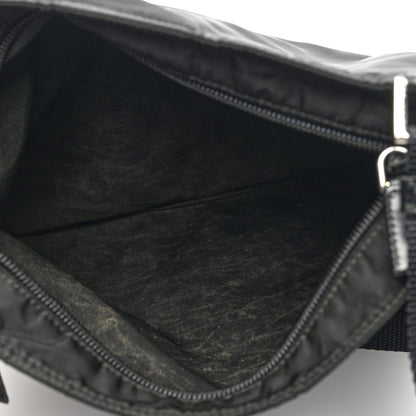Prada Tessuto Nylon Flat Messenger Bag Black 5 of 8