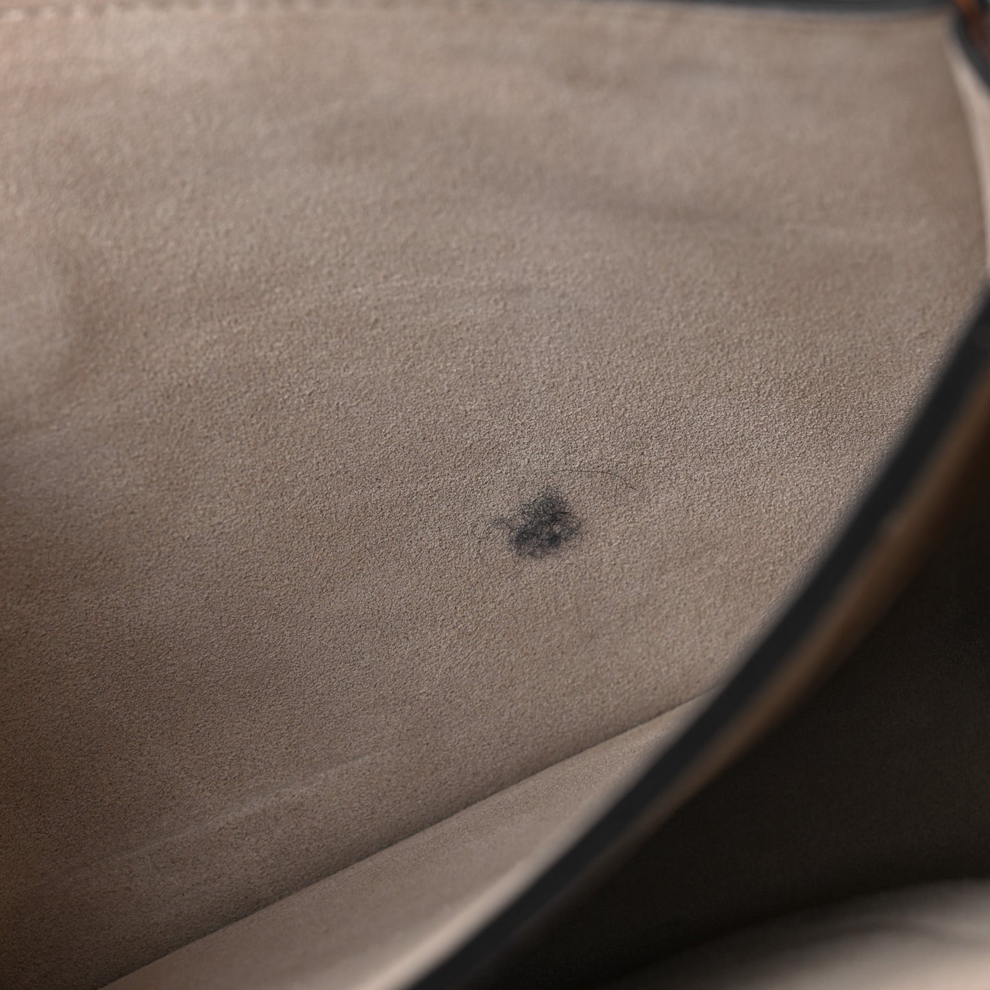 Suede Calfskin Small Faye Shoulder Bag Tobacco