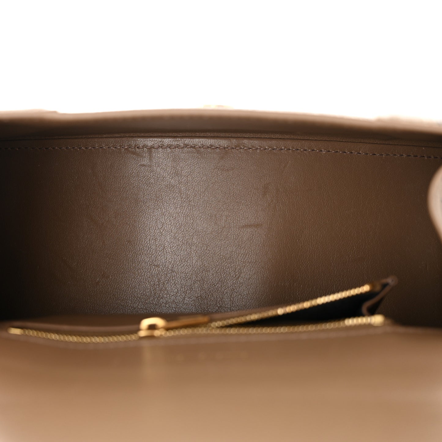 Coated Canvas BB Monogram Small Hourglass Top Handle Bag Beige Brown