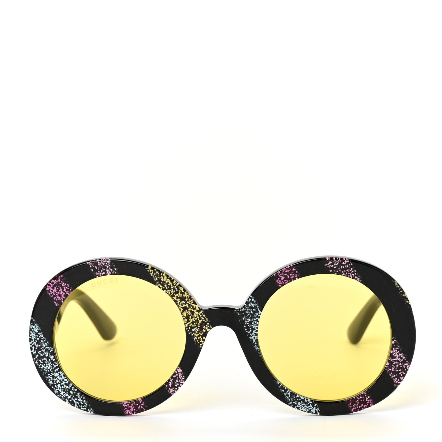 Acetate Round GG0084S Sunglasses Black Red Green