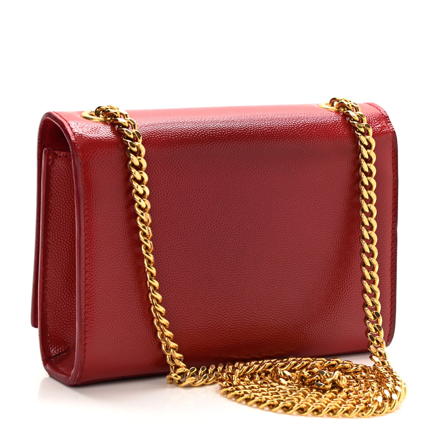 Grain De Poudre Small Monogram Kate Satchel Red