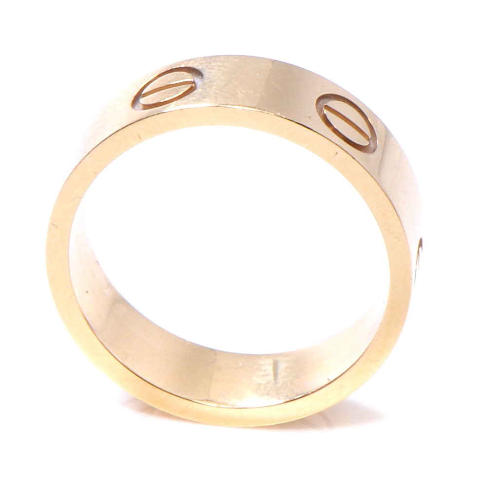 Cartier 18K Pink Gold 5.5mm LOVE Ring 51 5.75 4 of 6