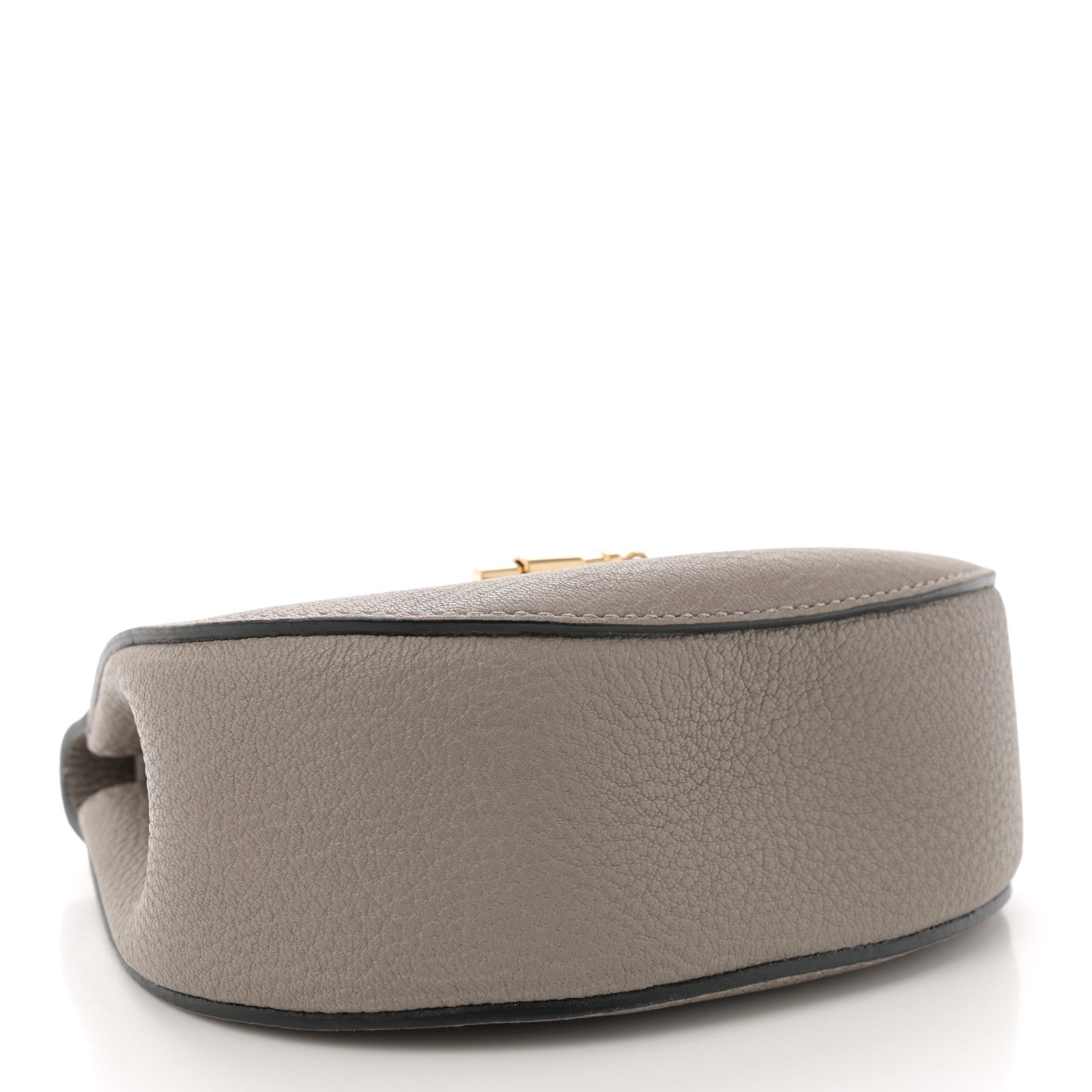 Chloe Grained Lambskin Mini Drew Shoulder Bag Motty Grey 4 of 12