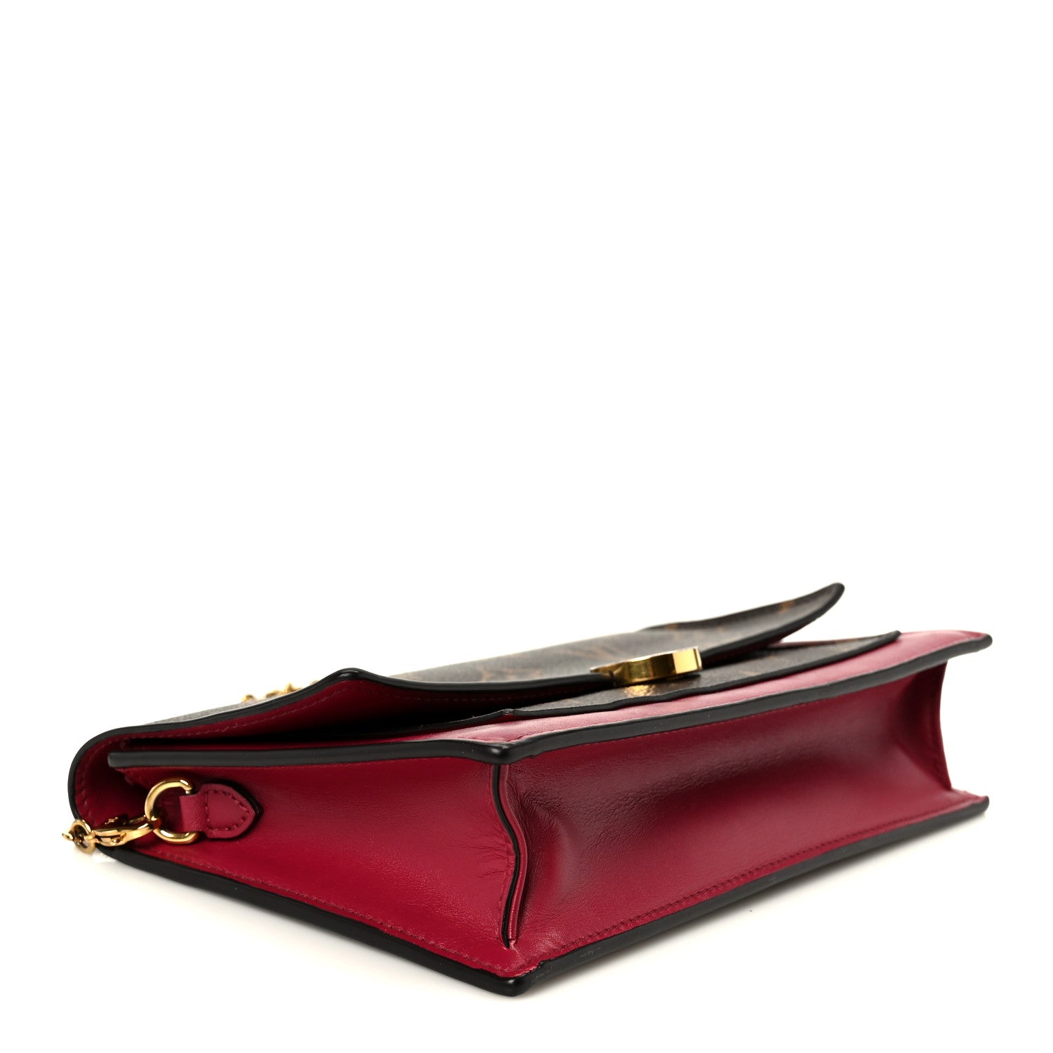 Louis Vuitton Monogram Flore Chain Wallet Fuchsia 3 of 8