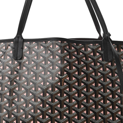 Goyard Goyardine Saint Louis Claire Voie GM Black Pink 7 of 10