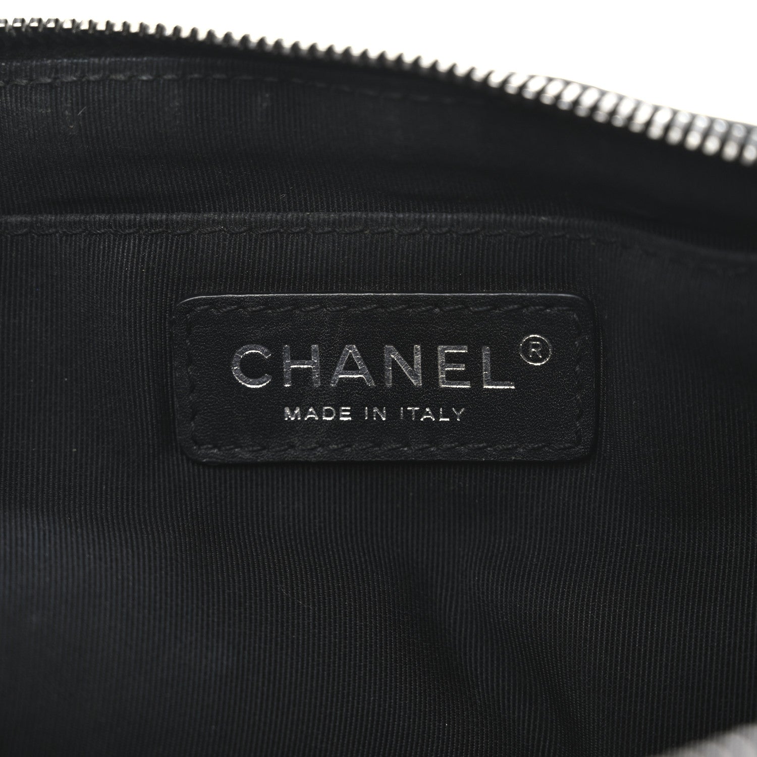 Chanel Crumpled Calfskin Quilted Casual Rock Waist Bag Fanny Pack Black 6 of 10