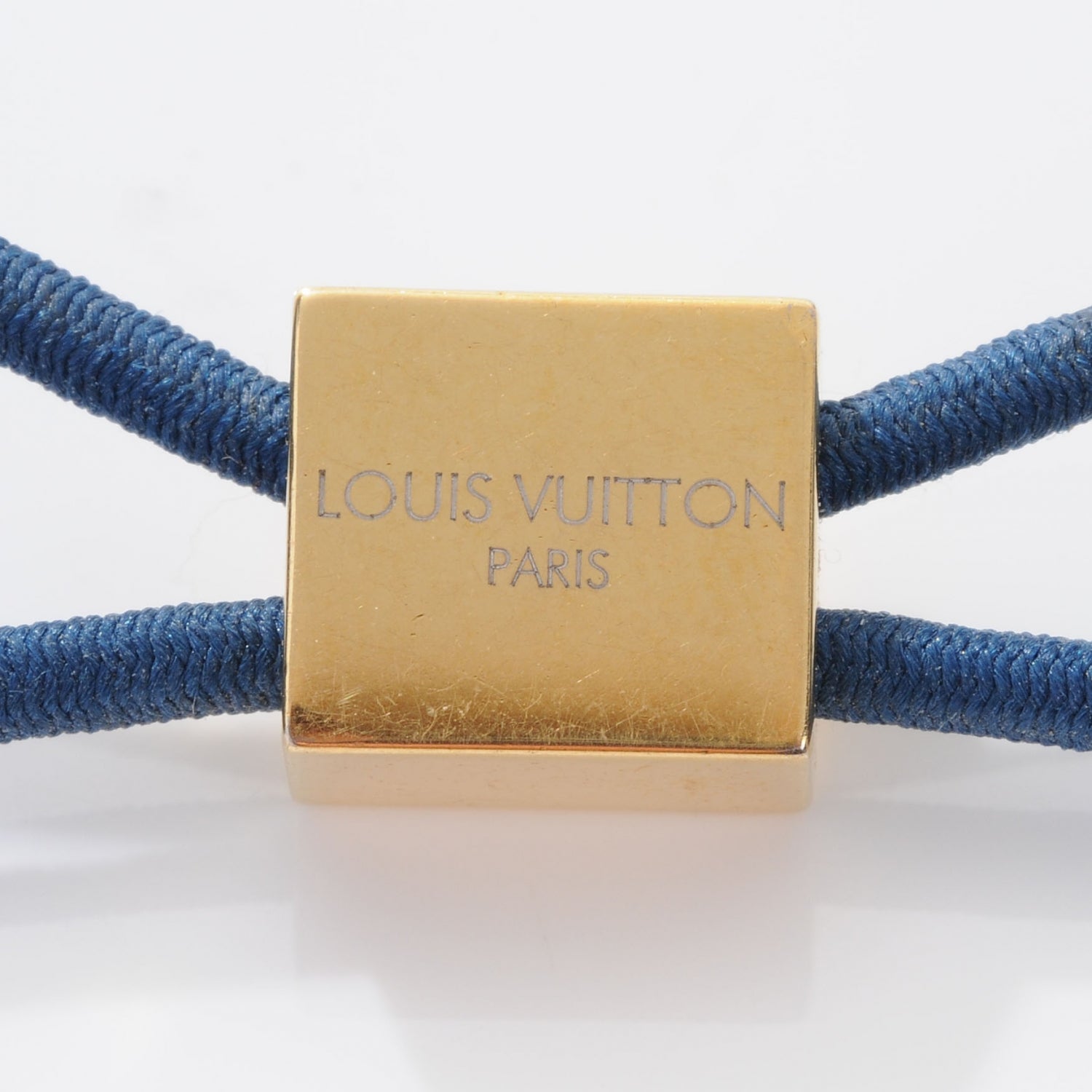 Louis Vuitton Swarovski Crystal Resin Inclusion Hair Cubes Blue 4 of 4