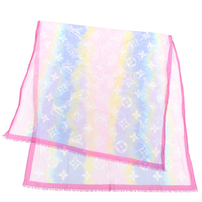 Louis Vuitton Cotton Monogram Escale Pareo Stole Rose 1 of 3