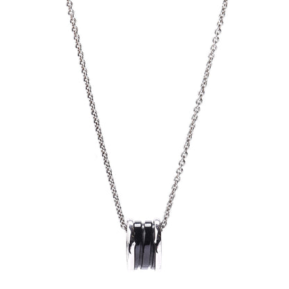 Bulgari Sterling Silver Ceramic Save The Children Pendant Necklace 1 of 4