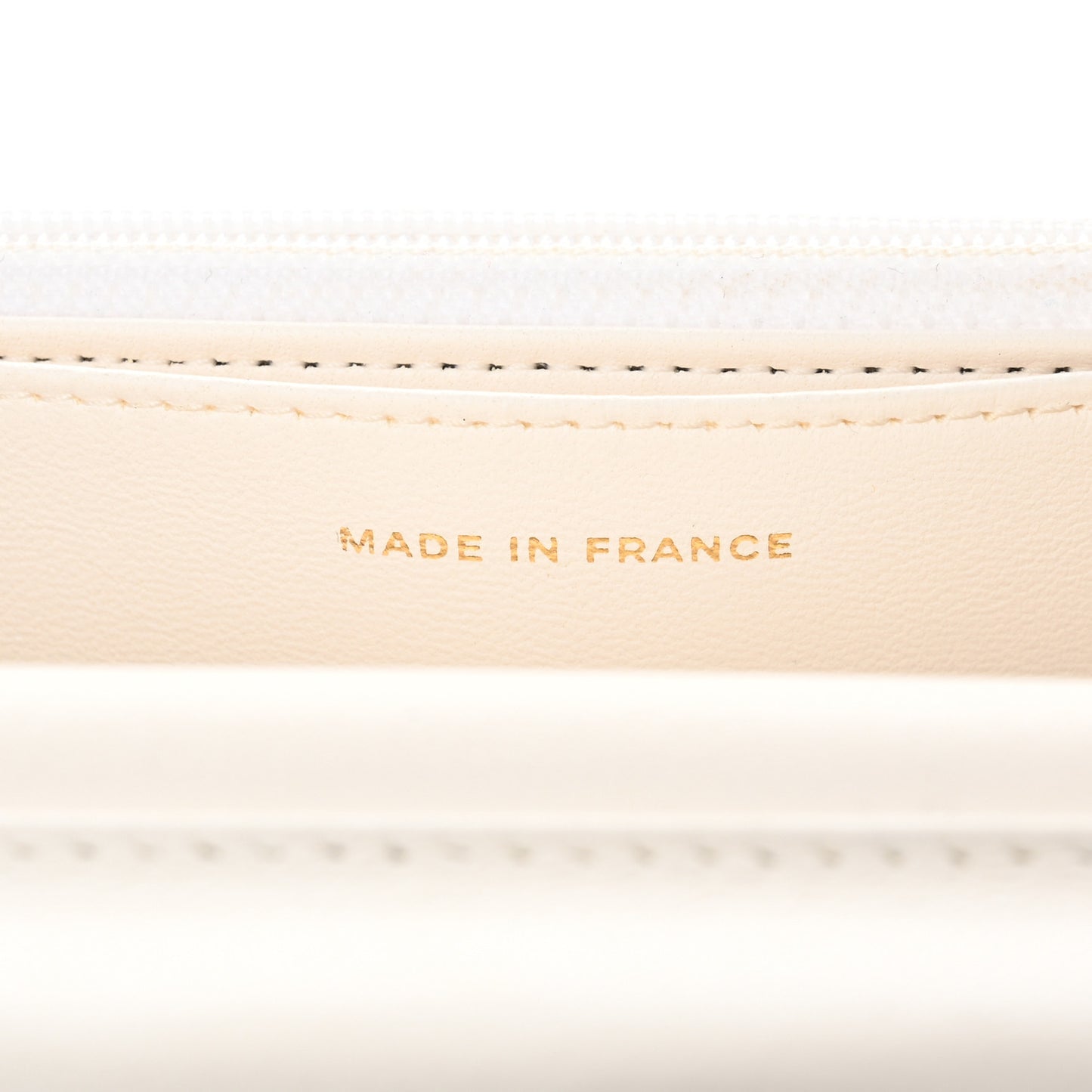 Lambskin Quilted Book Wallet On Chain WOC Black