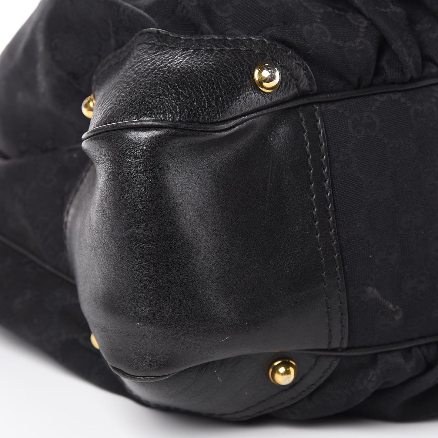 Monogram Large Jockey Hobo Black
