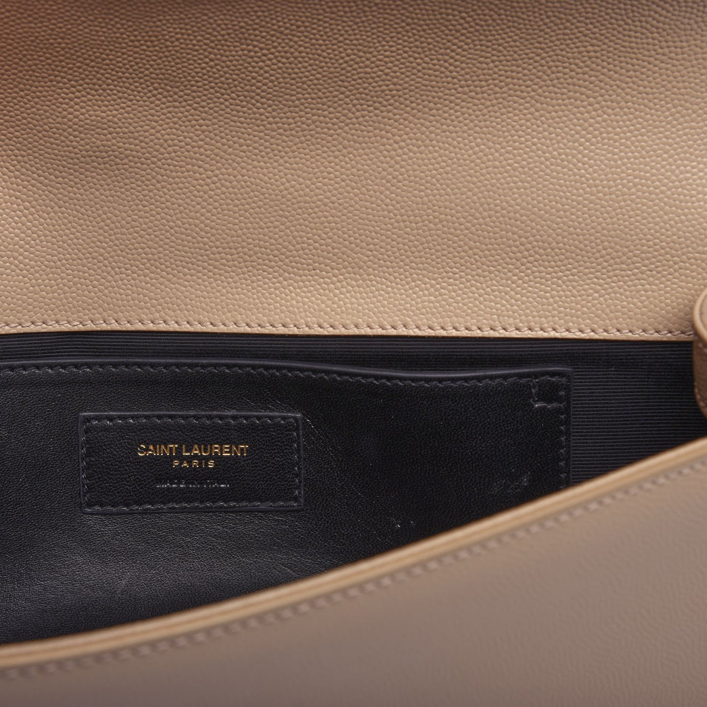 Grain De Poudre Classic Monogram Cassandre Clutch Nude