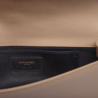 Saint Laurent Grain De Poudre Classic Monogram Cassandre Clutch Nude 9 of 10