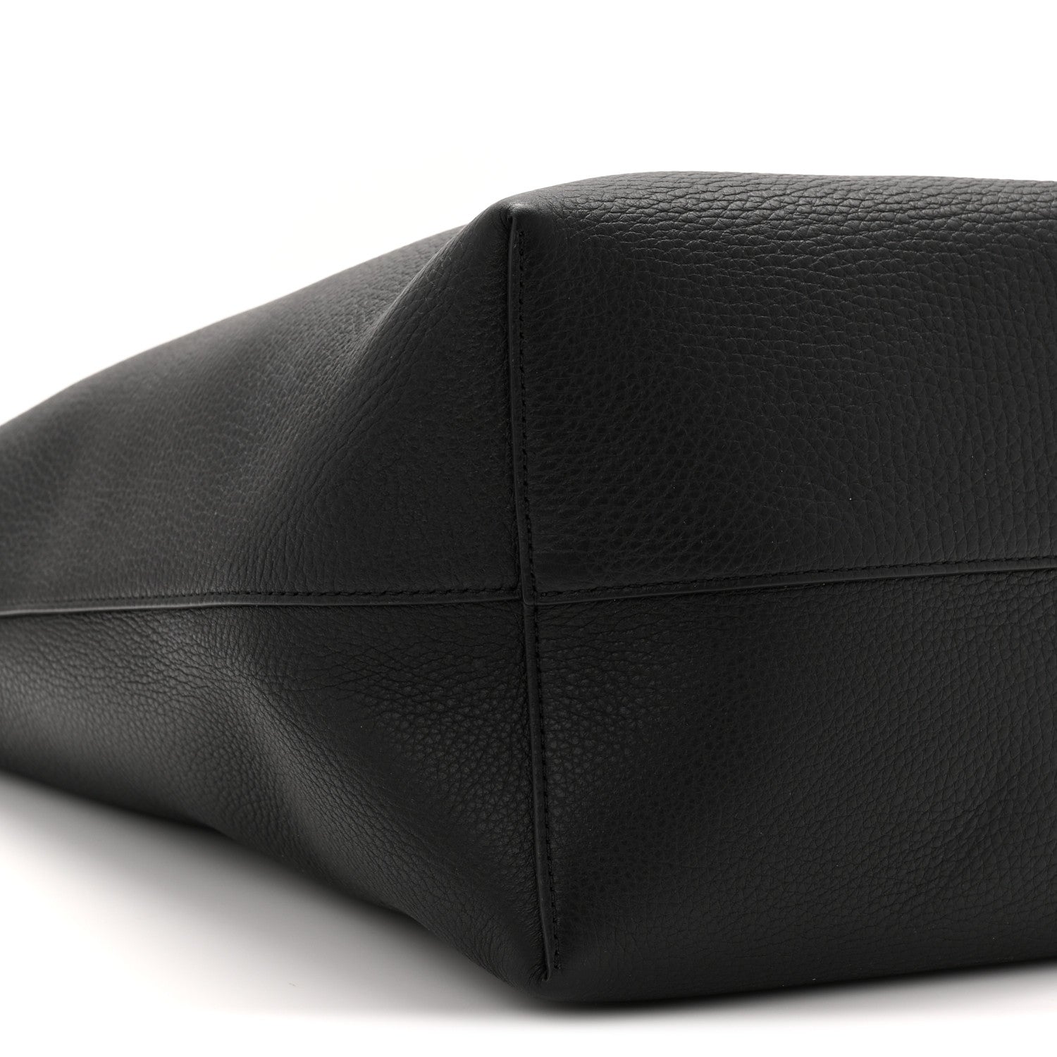 The Row Grained Calfskin Medium N/S Park Tote Black 9 of 10
