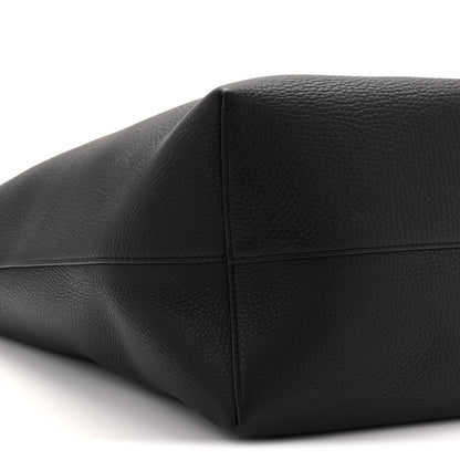 The Row Grained Calfskin Medium N/S Park Tote Black 9 of 10