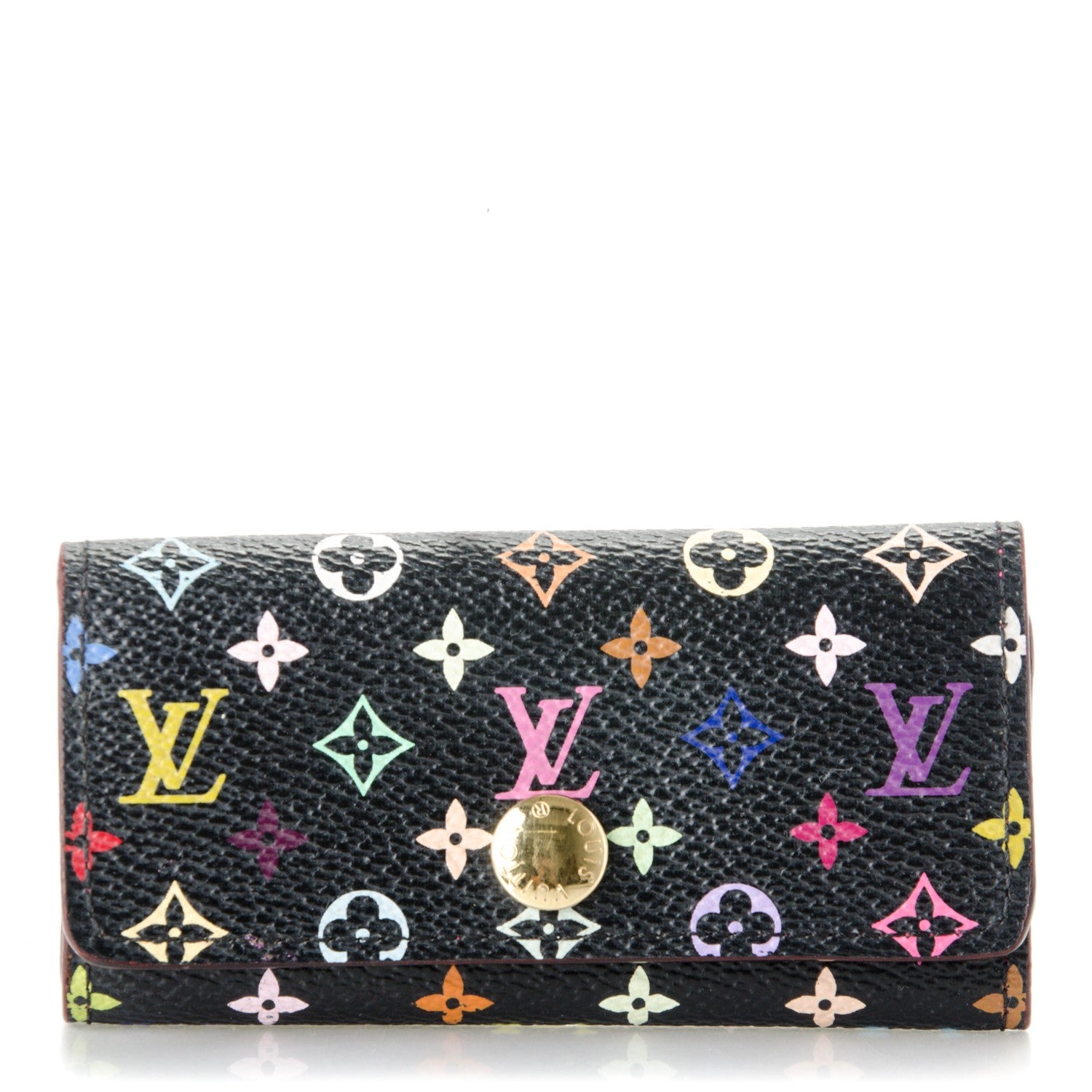 Louis Vuitton Monogram Multicolor Multicles 4 Key Holder Black Grenade 1 of 7