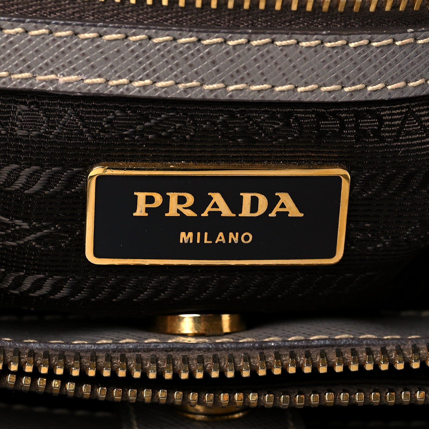 Prada Saffiano Medium Galleria Double Zip Tote Marmo 6 of 12