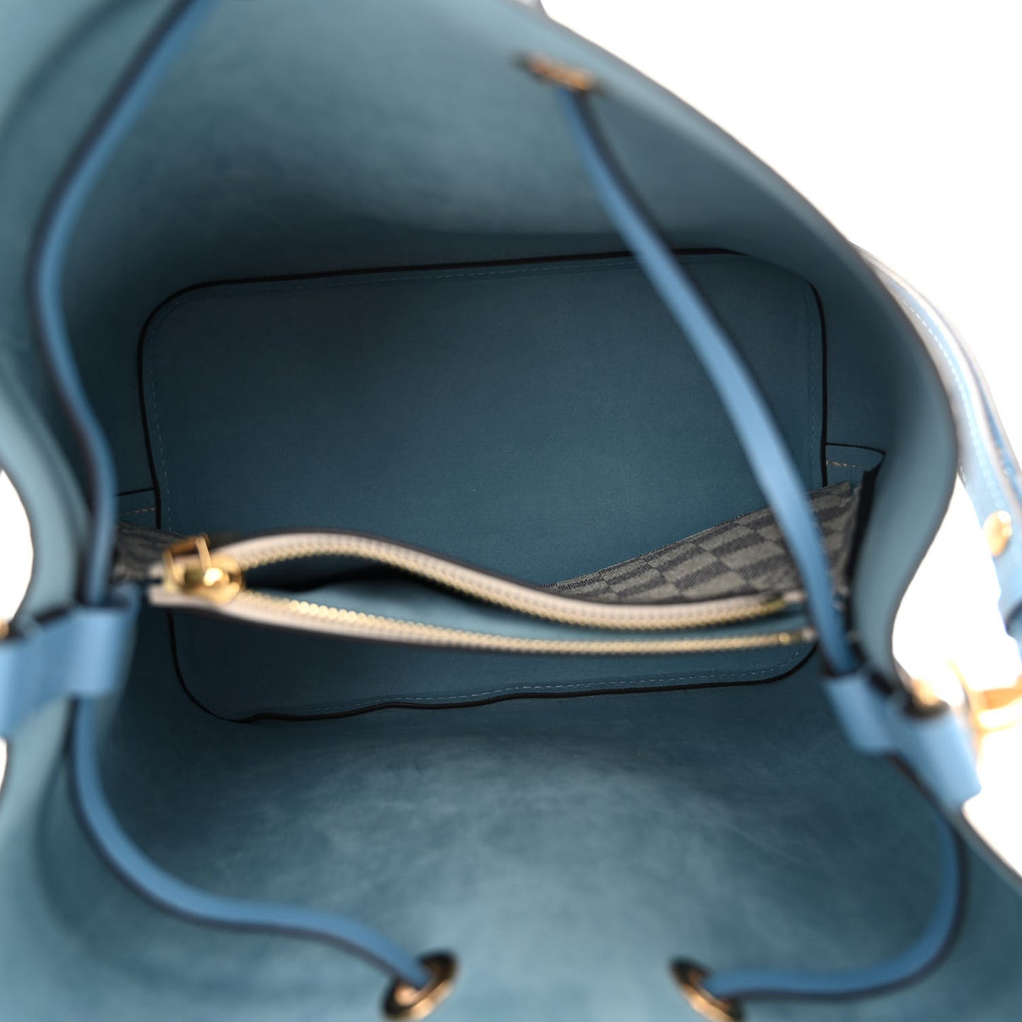 Damier Azur Neonoe MM Bleuet