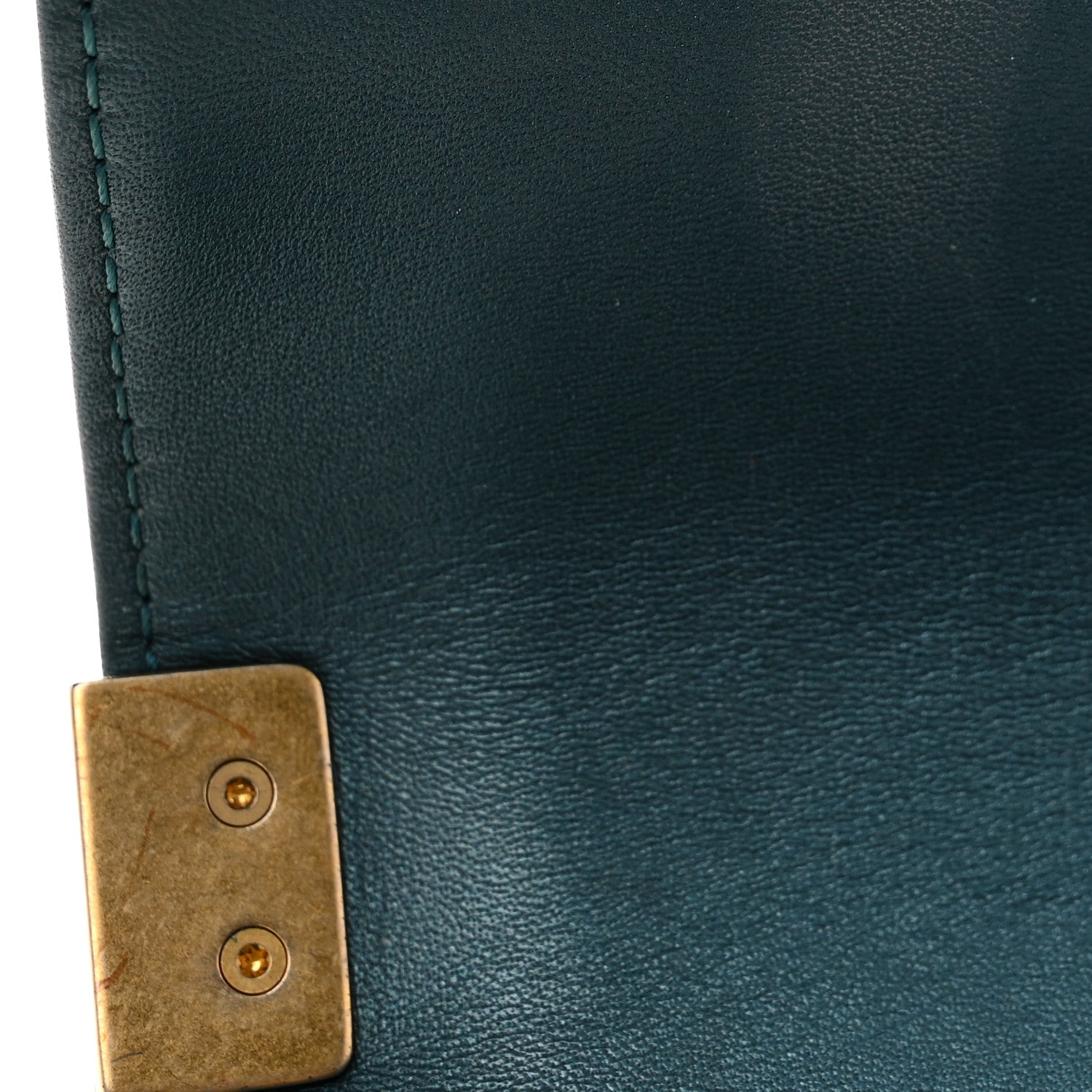 Chanel Metallic Calfskin Quilted Small Boy Flap Blue 11 of 13