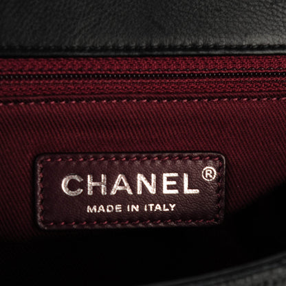 Chanel Caviar Iridescent Calfskin Quilted Small Daily Carry Messenger Black 6 of 7