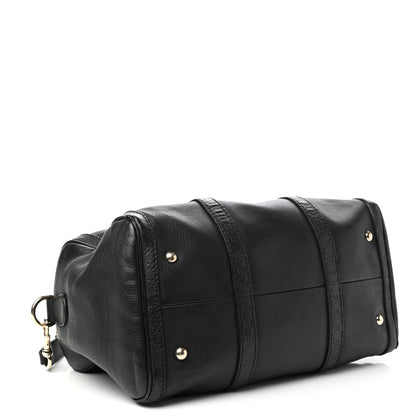 Gucci Calfskin Microguccissima Trim Medium Boston Black 4 of 12