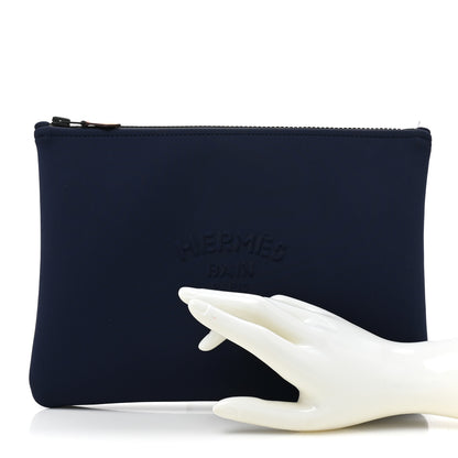 Hermes Neoprene Small Neobain Case Marine 2 of 13