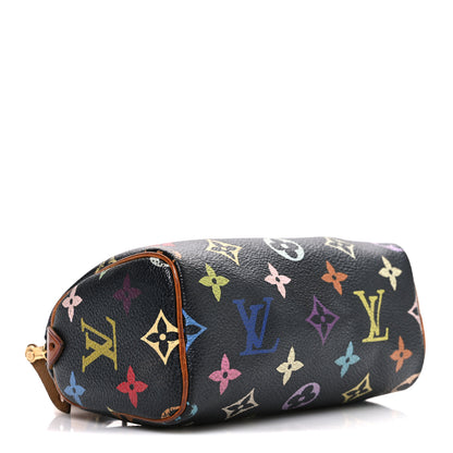 Louis Vuitton Monogram Multicolor Mini Sac HL Speedy Black 4 of 11