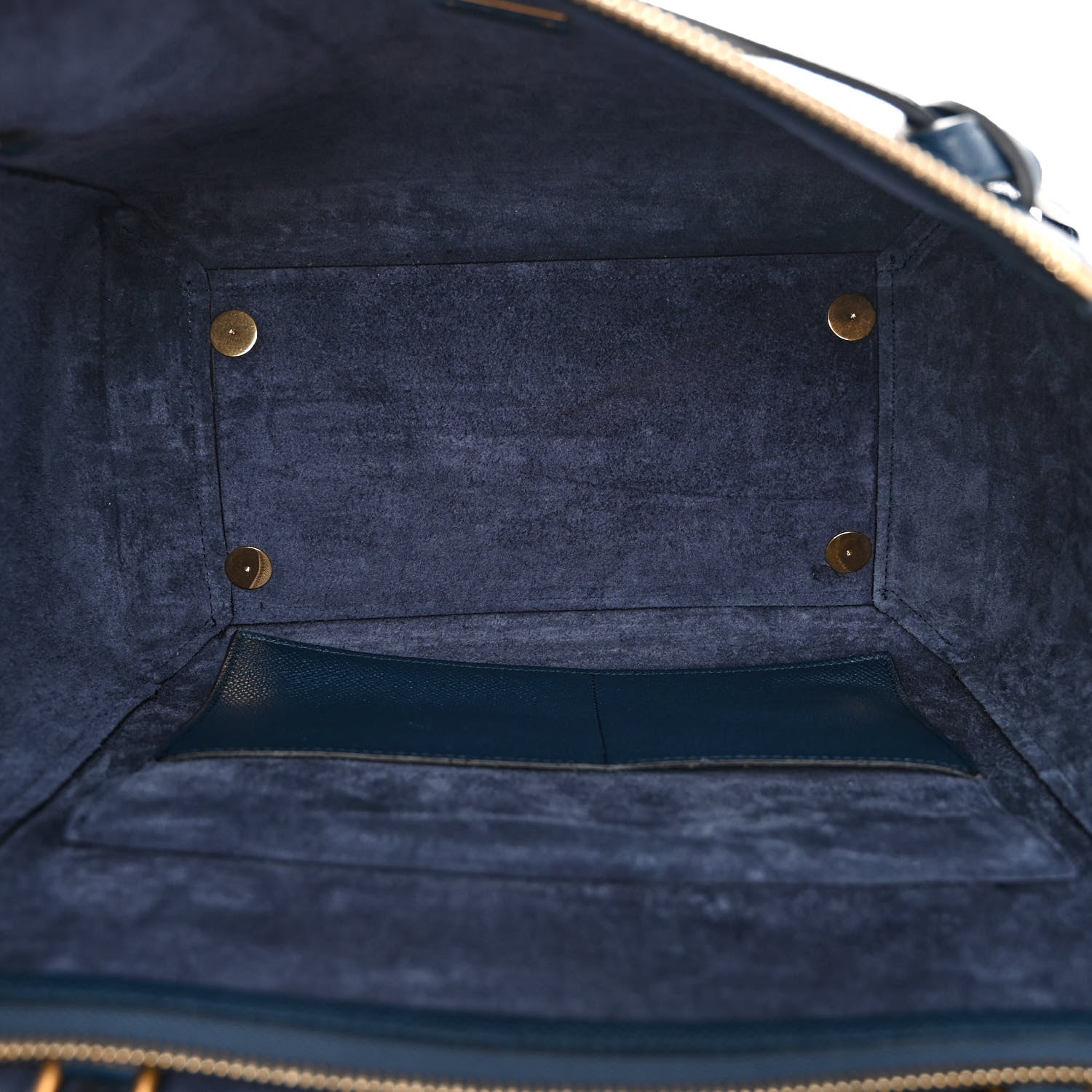 Celine Grained Calfskin Mini Belt Bag Deepsea 5 of 9
