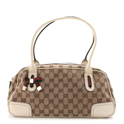 Gucci Monogram Small Princy Satchel Off White 1 of 10