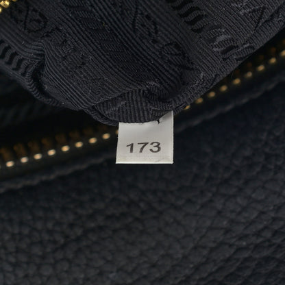 Prada Vitello Daino Tote Black 6 of 10