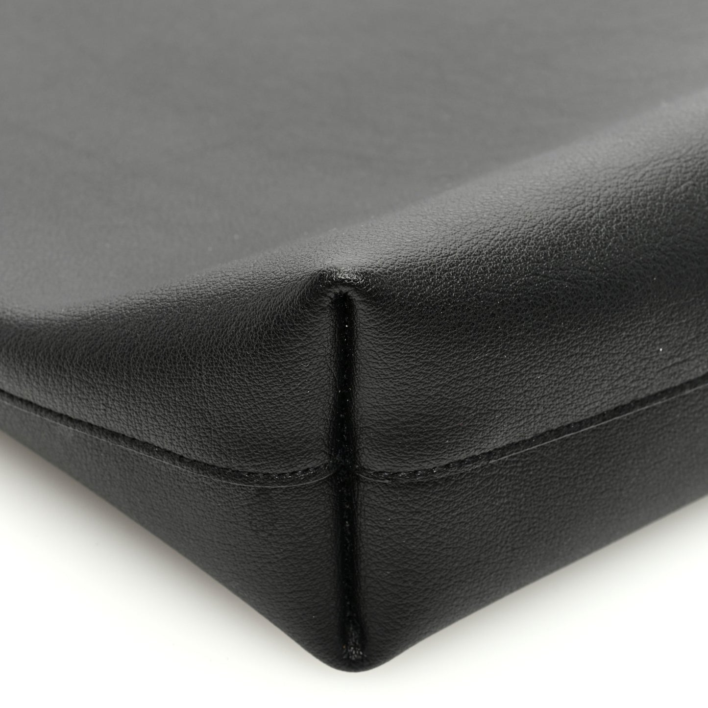 Calfskin North-South Shopping Tote Black