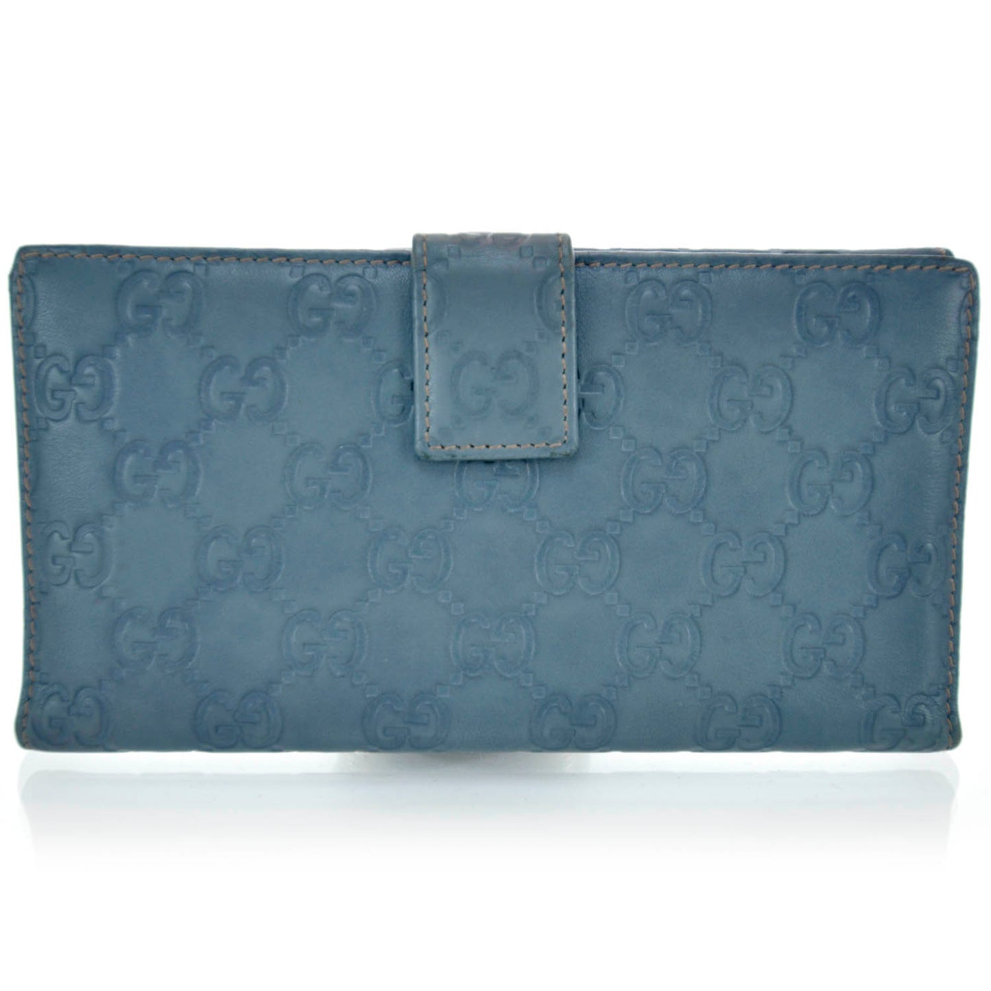 Guccissima Continental Wallet Blue