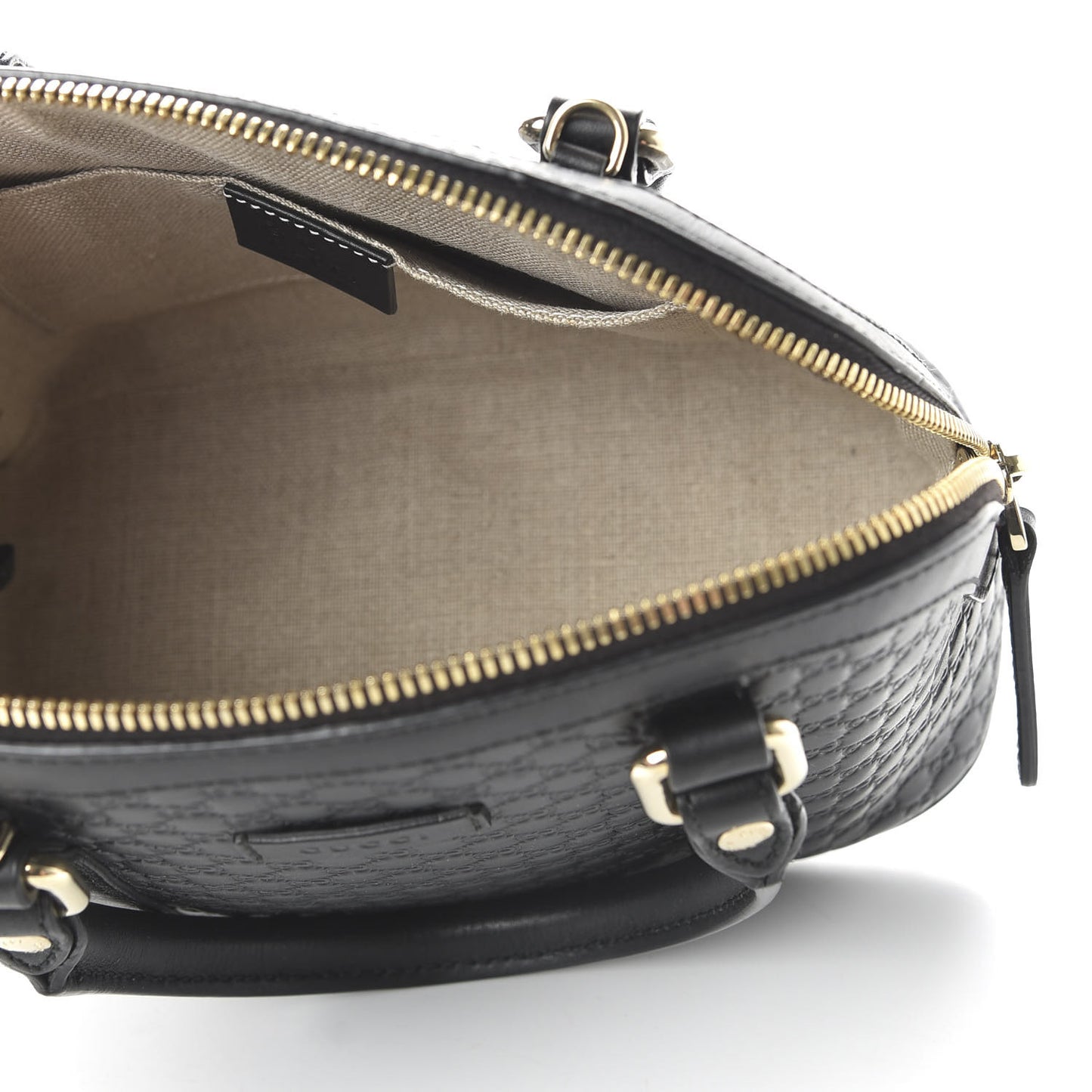 Microguccissima Mini Dome Bag Black