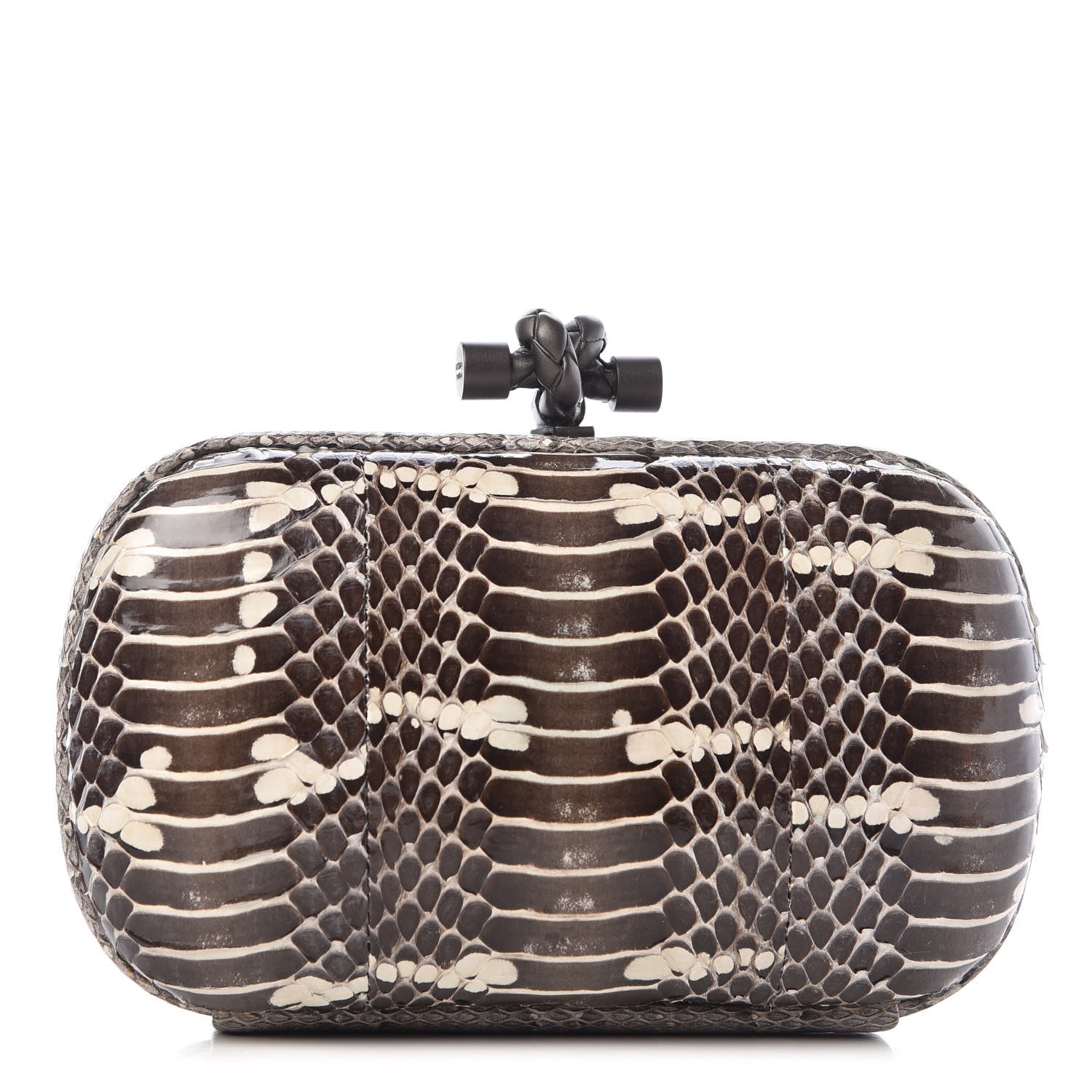 Bottega Veneta Ayers Mangrovia Knot Clutch Mist 1 of 6