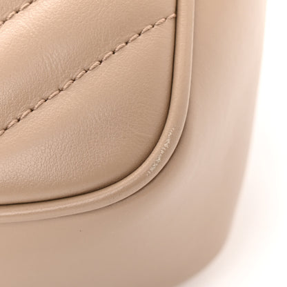 Saint Laurent Calfskin Matelasse Monogram Lou Camera Bag Dark Beige 11 of 13