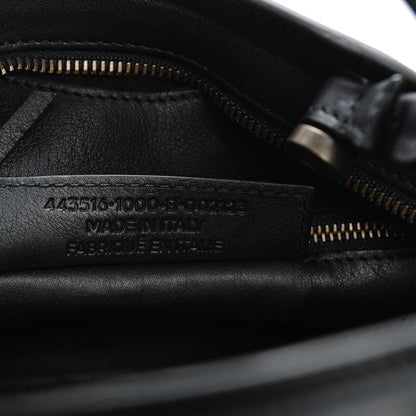 Balenciaga Veau Soyeux Perforated Blackout Hardware S City Black 7 of 7