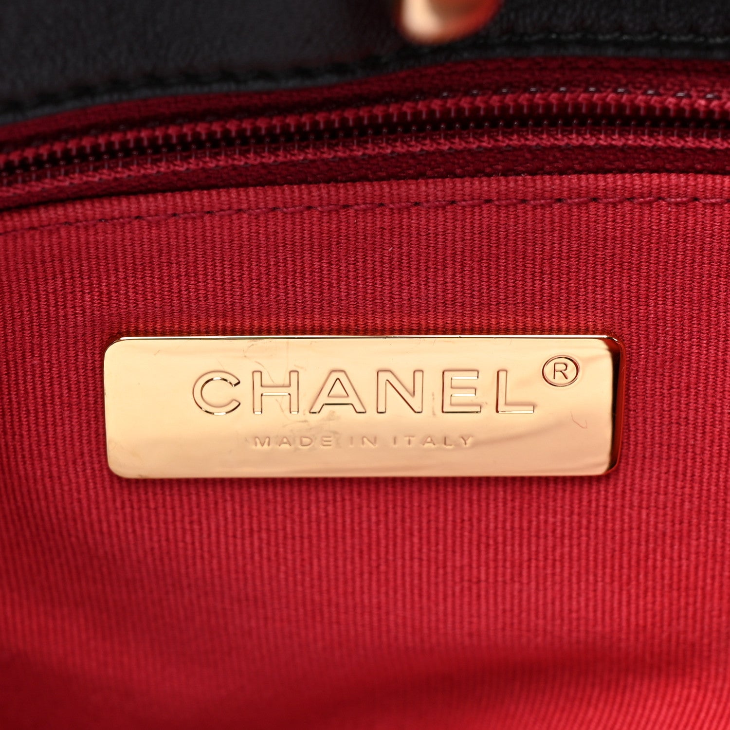Chanel Lambskin Quilted Chanel 19 Shopping Bag Black 6 of 13