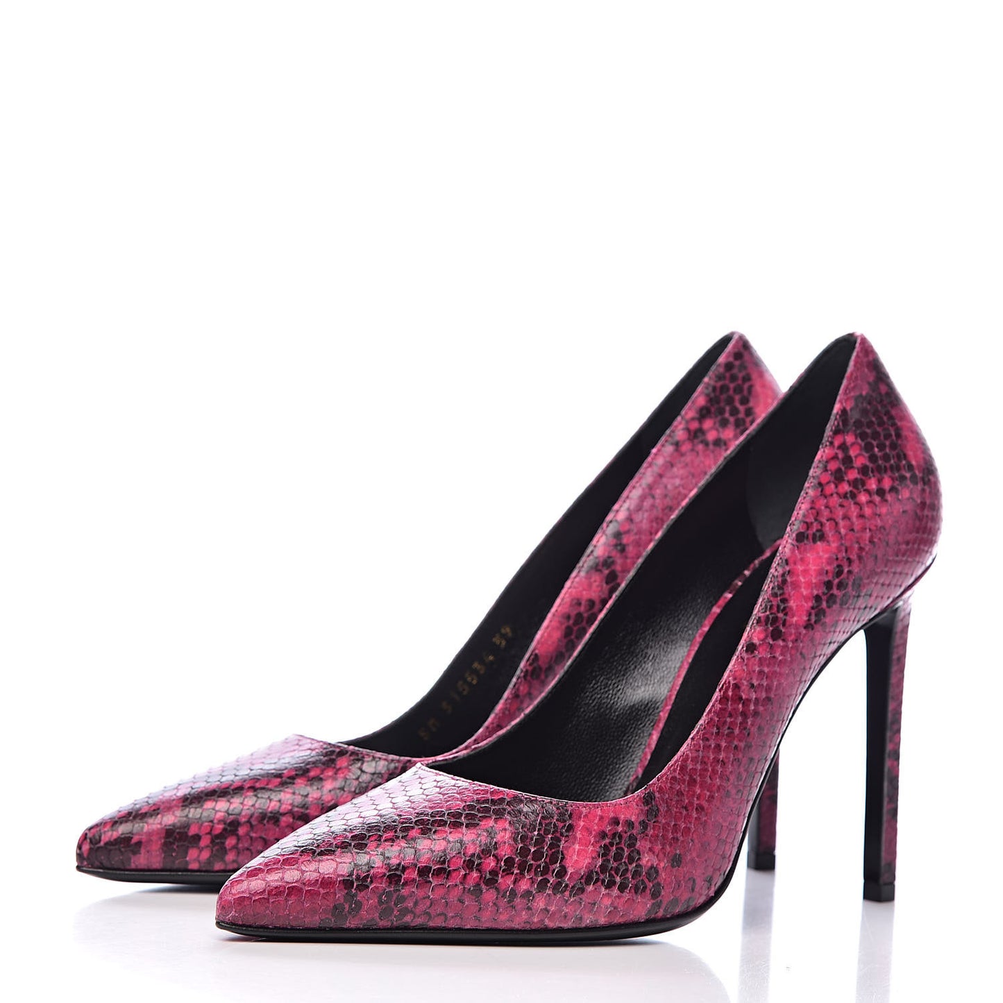 Python Calfskin Embossed Classic Paris 105 Pumps 39 Fuchsia