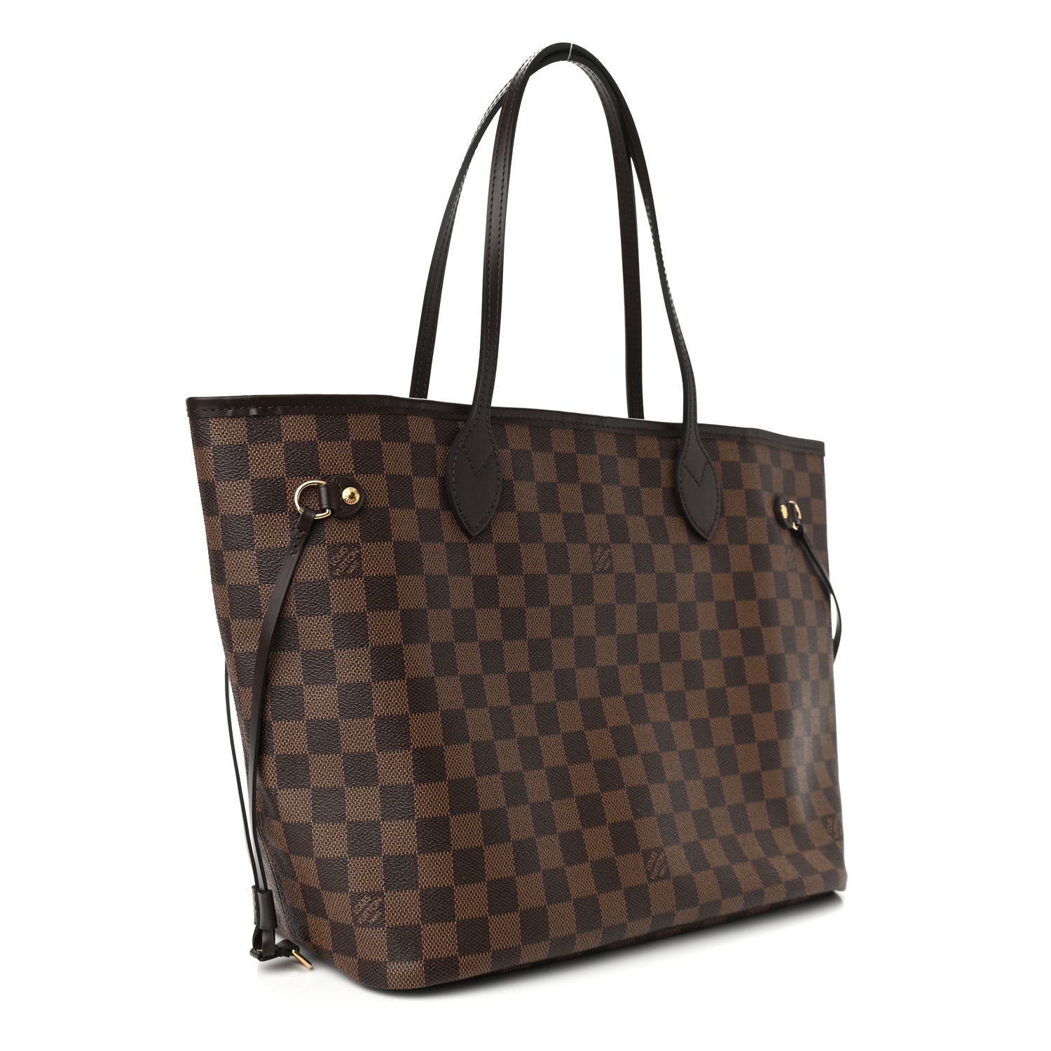 Louis Vuitton Damier Ebene Neo Neverfull MM Rose Ballerine 3 of 9