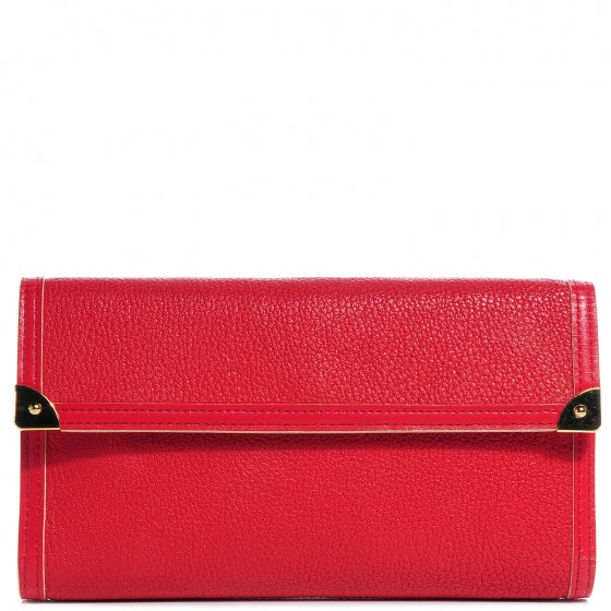 Louis Vuitton Suhali Porte Tresor International Wallet Geranium 1 of 7