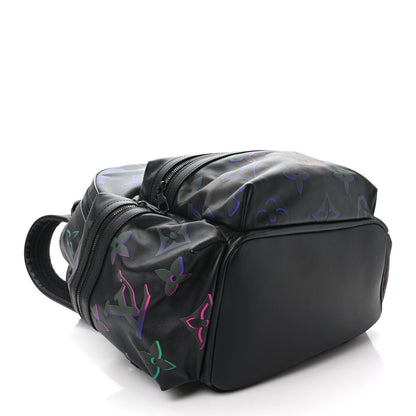 Louis Vuitton Calfskin Monogram Spotlight Comet Backpack Black Borealis 4 of 12