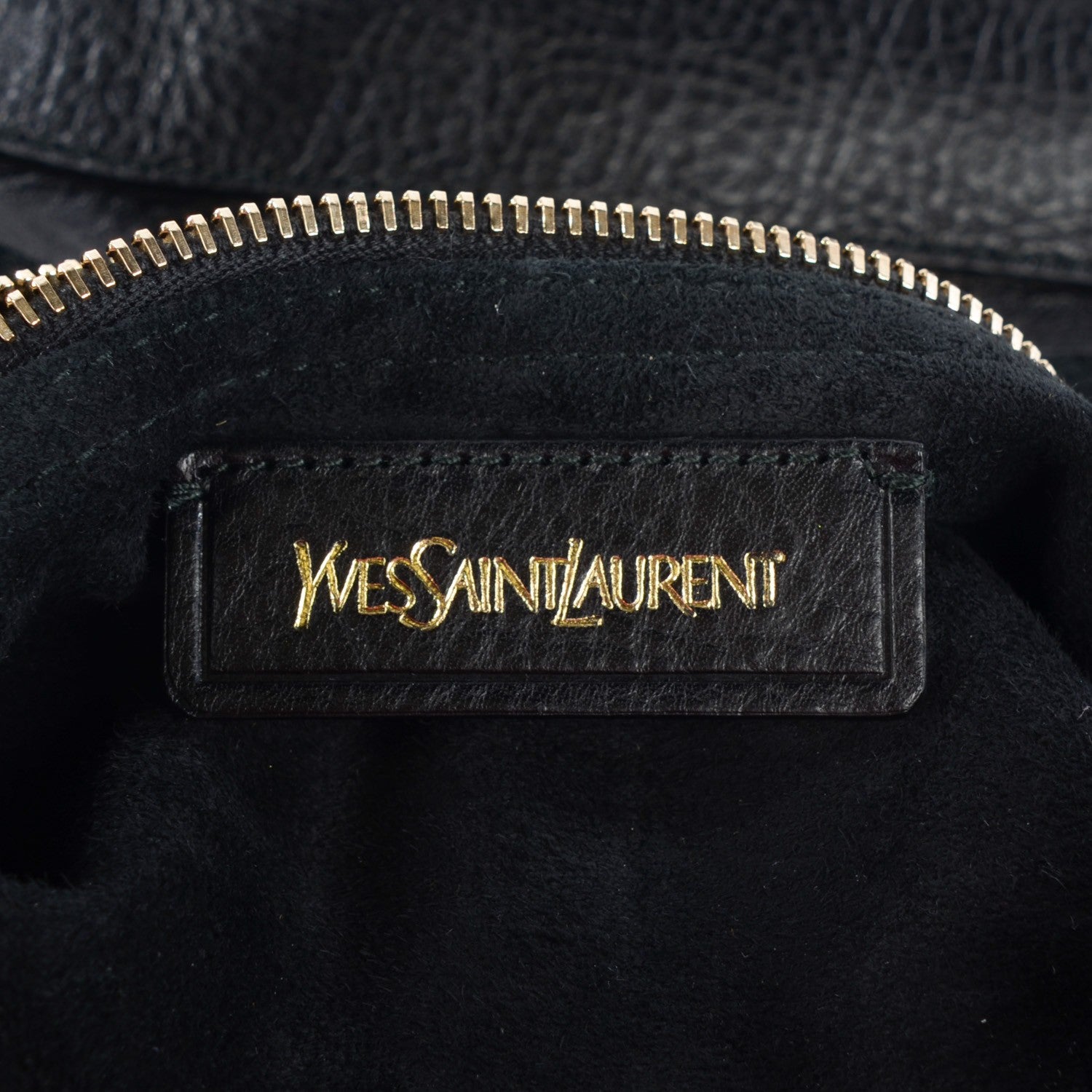 Saint Laurent Calfskin Patent Medium Muse Two Black Camel 6 of 7