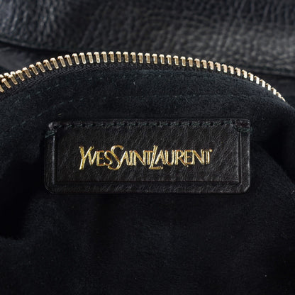 Saint Laurent Calfskin Patent Medium Muse Two Black Camel 6 of 7