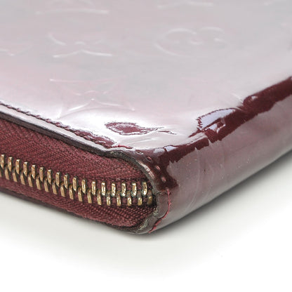 Louis Vuitton Vernis Zippy Wallet Rouge Fauviste 7 of 9