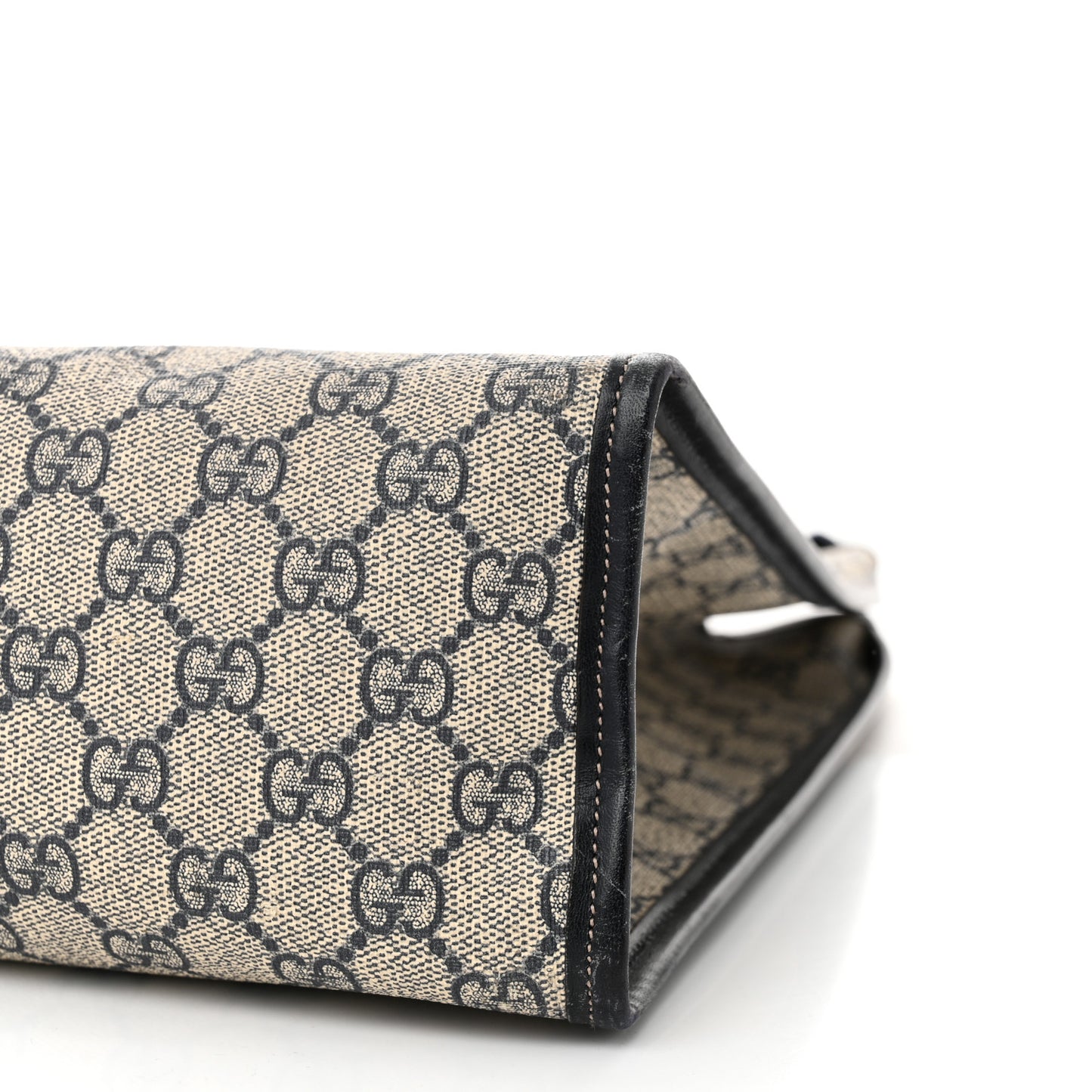GG Plus Monogram Small Signature Web Loop Vertical Tote Navy